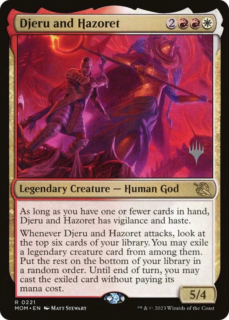 Djeru and Hazoret (Promo Pack) [March of the Machine Promos]