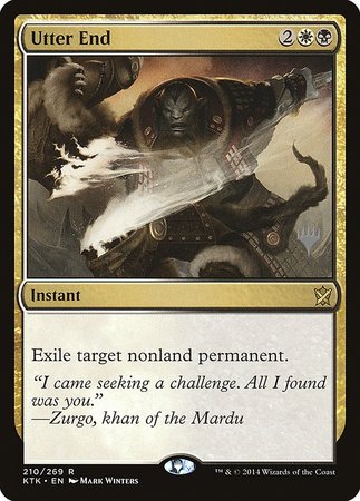 Utter End [Khans of Tarkir Promos]