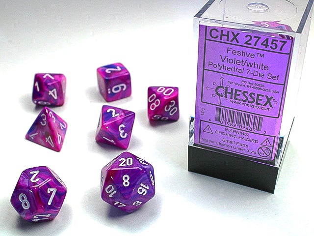 Chessex - Festive Polyhedral 7-Die Set