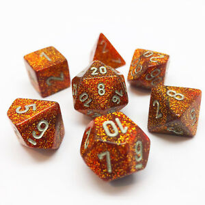 Chessex - Glitter Polyhedral 7-Die Set