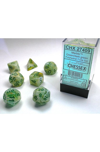Chessex - Marble Polyhedral 7-Die Set