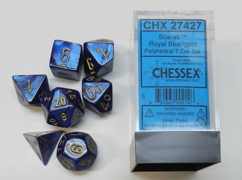 Chessex - Scarab Polyhedral 7-Die Set