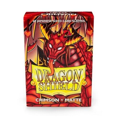 Dragonshield Mini Sleeves - Crimson Matte