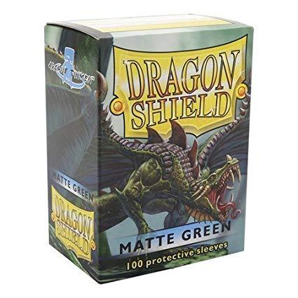 Dragonshield Sleeves 100ct Standard - Green Matte