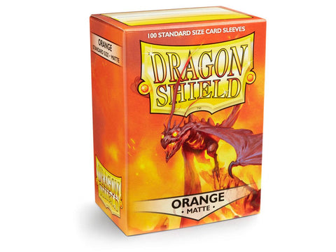 Dragonshield Sleeves 100ct Standard - Orange Matte