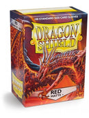 Dragonshield Sleeves 100ct Standard - Red Matte