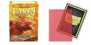 Dragonshield Sleeves 100 ct Standard - Clear Red Matte