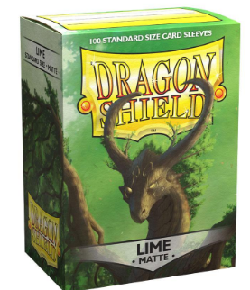 Dragonshield Sleeves 100ct Standard - Lime Matte