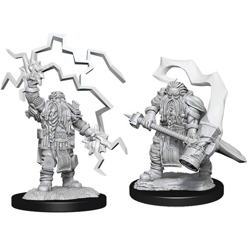 D&D MINIATURE FIGURINE - Dwarf Cleric