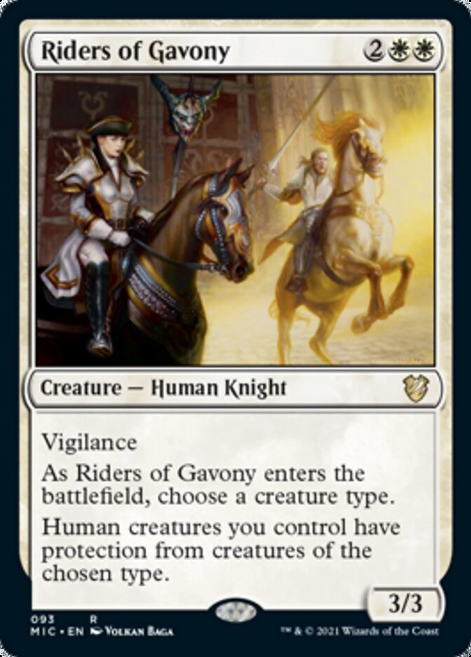 Riders of Gavony [Innistrad: Midnight Hunt Commander]