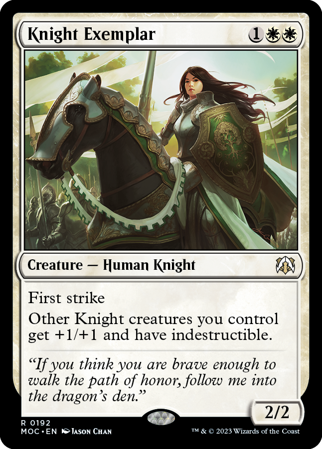 Knight Exemplar [March of the Machine Commander]