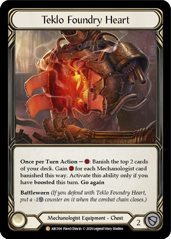 Teklo Foundry Heart [ARC004] Unlimited Edition Rainbow Foil