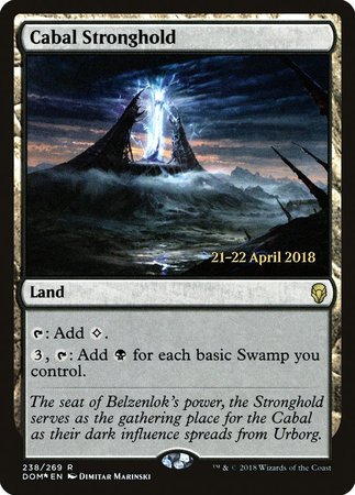 Cabal Stronghold [Dominaria Promos]