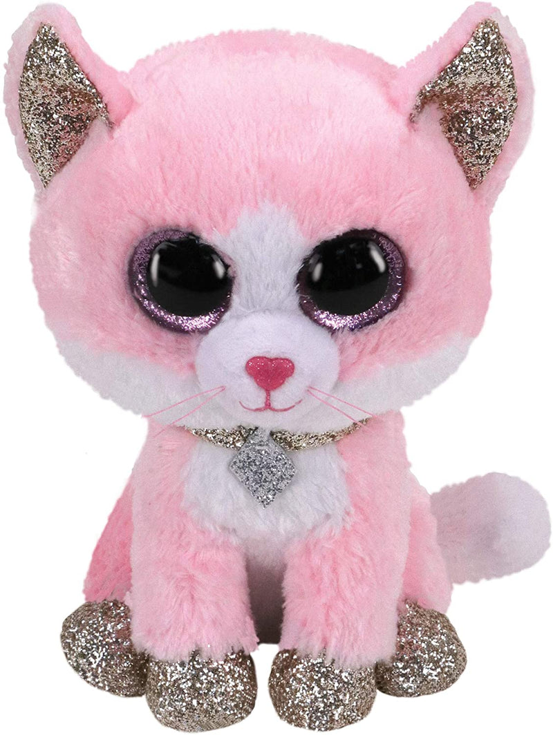 TY Beanie Boo - Fiona Cat (Pink)