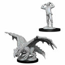 D&D Nolzur's Miniatures - Green Dragon Wyrmling & Afflicted Elf