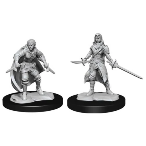D&D Miniature Figures - Half-Elf Rogue