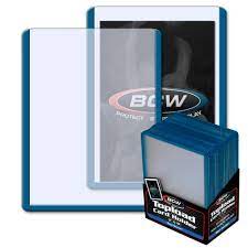BCW Topload card holder - blue border