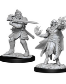 D&D Nolzurs Miniatures - Hobgoblin Fighter Male & Hobgoblin Wizard Female