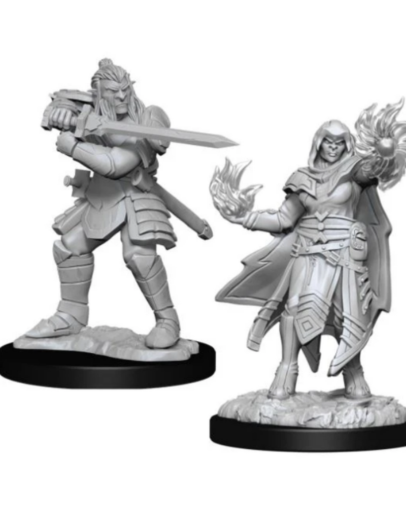 D&D Nolzurs Miniatures - Hobgoblin Fighter Male & Hobgoblin Wizard Female