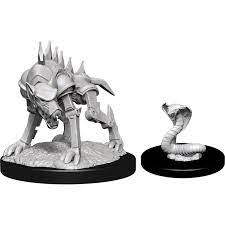 D&D Miniature Figurine - Iron Cobra & Iron Defender