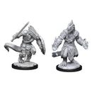 D&D Nolzurs Miniatures -Lizardfolk Barbarian & Lizardfolk Cleric