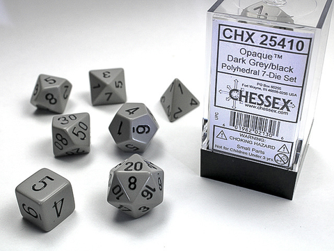 Chessex - Opaque Polyhedral 7-Die Set