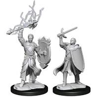 D&D Miniature Figurine - Half -Elf Paladin