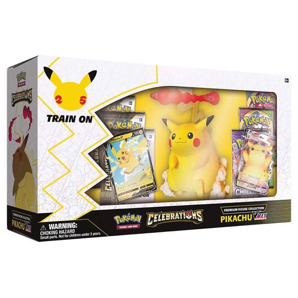 Pokemon TCG: Celebrations Pikachu VMAX Premium Figure Collection!