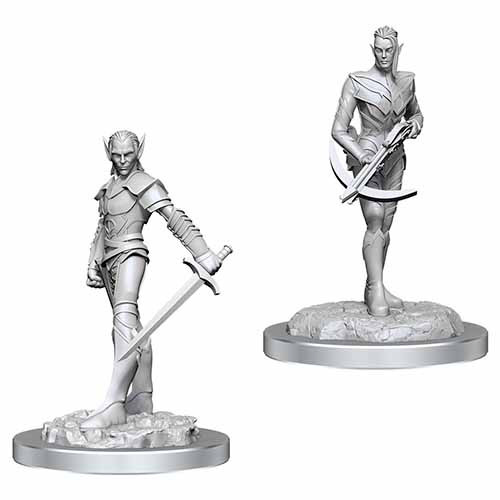 D&D Drow Fighters - Nolzur's Marvelous Miniatures