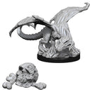 D&D Miniature Figurine - Black Dragon Wyrmling