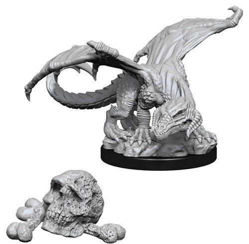 D&D Miniature Figurine - Black Dragon Wyrmling