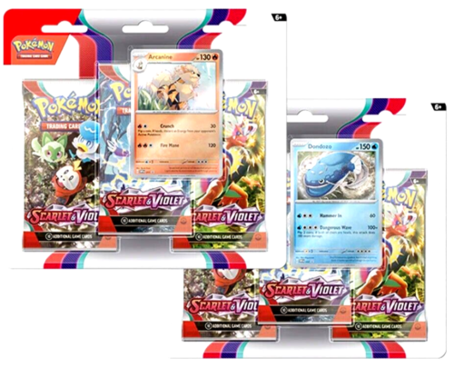 Pokemon TCG: Scarlet & Violet 3-Pack Blister