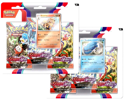 Pokemon TCG: Scarlet & Violet 3-Pack Blister