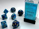 Chessex - Phantom Teal w/gold Classic Polyhedral 7-Die Set