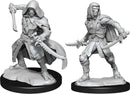 D&D MINIATURE FIGURINE - Warforged Rogue