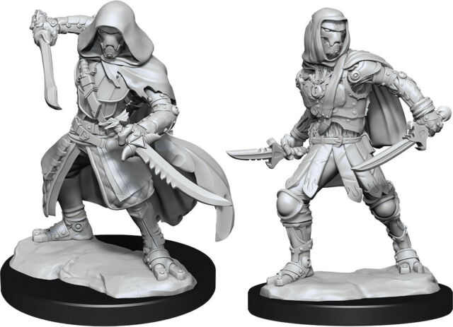 D&D MINIATURE FIGURINE - Warforged Rogue