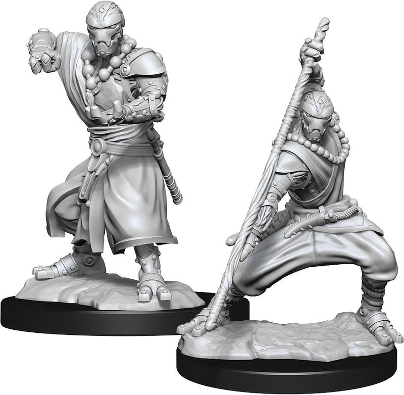 D&D MINIATURE FIGURINE - Warforged Monk