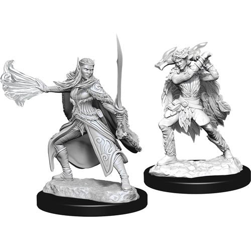 D&D Nolzurs Miniatures - Winter Eladrin & Spring Eladrin